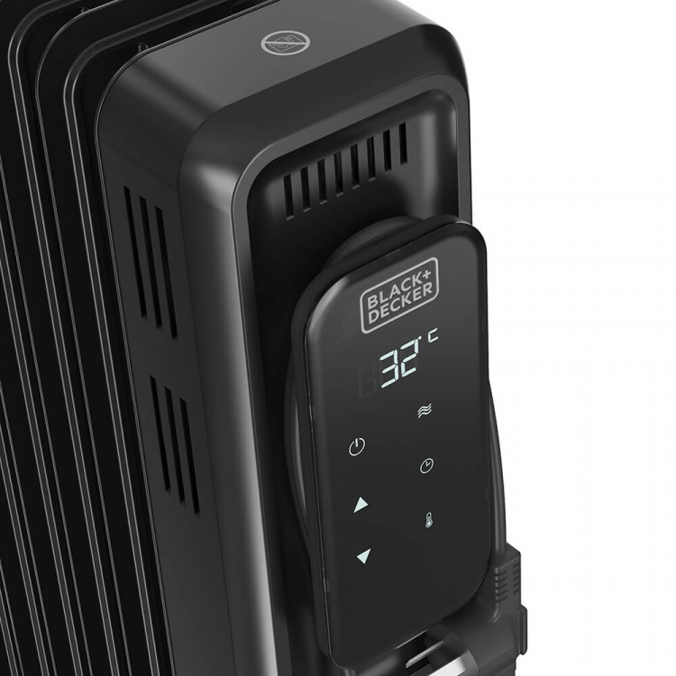 BLACK+DECKER Olieradiator Digital 2500W Sort