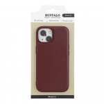 Buffalo Cover PU MagSeries Brun - iPhone 15