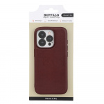 Buffalo Cover PU MagSeries Brun - iPhone 15 Pro