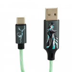 Harry Potter USB A til C Light-Up 1,2m Patronus Harry Potter USB A til C Light-Up 1,2m Patronus