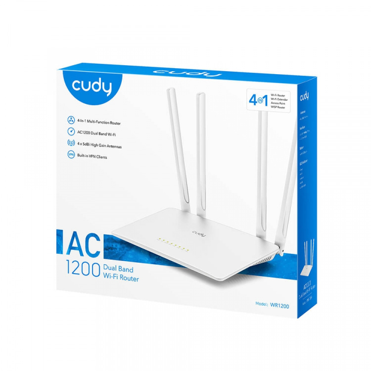 CUDY Wi-Fi Router WR1200 AC1200 CUDY Wi-Fi Router WR1200 AC1200