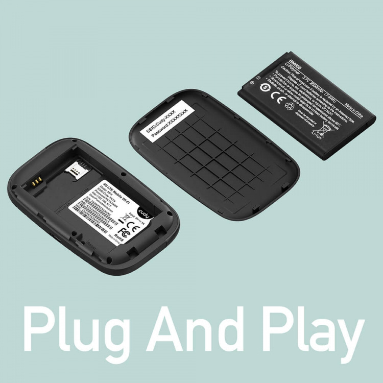 CUDY 4G Router MF4 Cat4 N150 Mobile