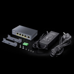 CUDY Switch GS1005P 5-port Gigabit PoE+ 60W