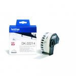 Brother Tape DK22214 12mm Svart på Vit Brother Tape DK22214 12mm Svart på Vit