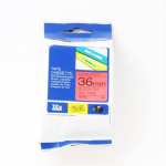 Brother Tape TZE-461 36mm Sort på Rød