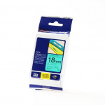 Brother Tape TZE-741 18mm Svart på Grön Brother Tape TZE-741 18mm Svart på Grön