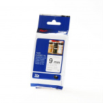Brother Tape TZE-N221 9mm Svart på Vit Brother Tape TZE-N221 9mm Svart på Vit