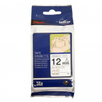 Brother Tape TZE-R231 12mm Svart på Vit Brother Tape TZE-R231 12mm Svart på Vit
