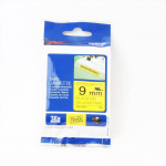Brother Tape TZE-S621 9mm Svart på Gul Brother Tape TZE-S621 9mm Svart på Gul
