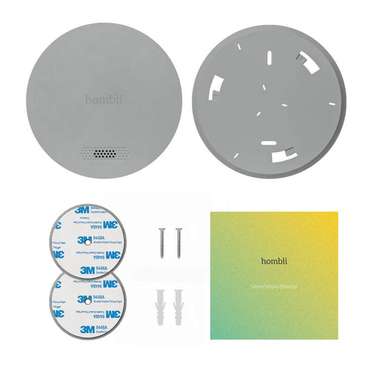 Hombli Smart Røgalarm Grå