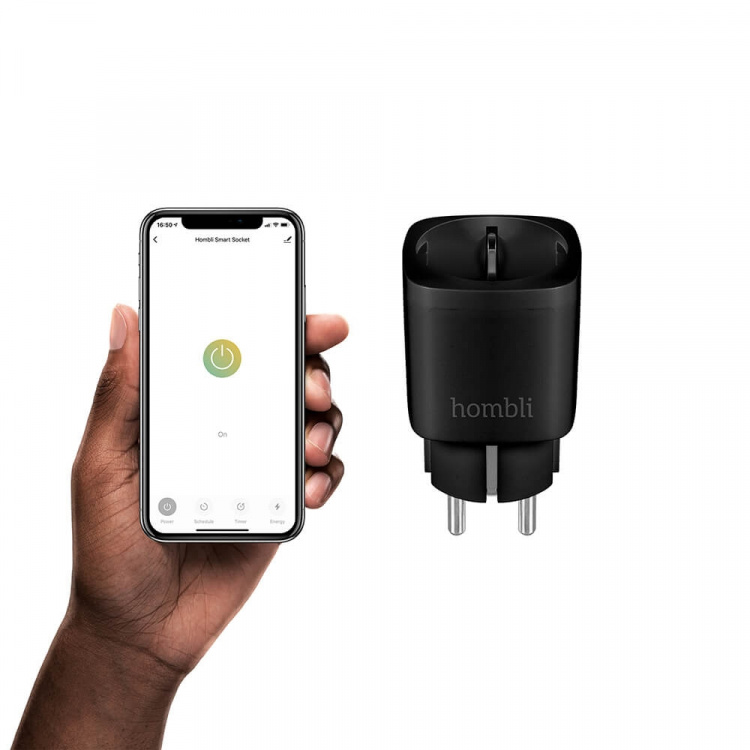 Hombli EU Smart Plug Sort Hombli EU Smart Plug Sort