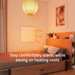 Hombli Smart Varmepanel Infrarød Glaspanel 400w Hvid