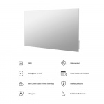 Hombli Smart Spejl Infrarød Varmelegeme Glaspanel 600w