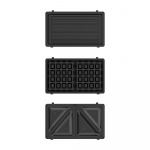 BLACK+DECKER Multigrill med 3 plader