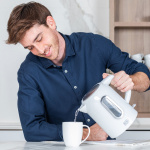 BLACK+DECKER Elkedel 1,7 L Hvid