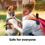 Elago Cover AirTag Nøglering Sort