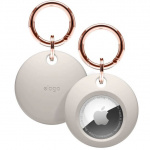 Elago Cover AirTag Nøglering Lysegrå