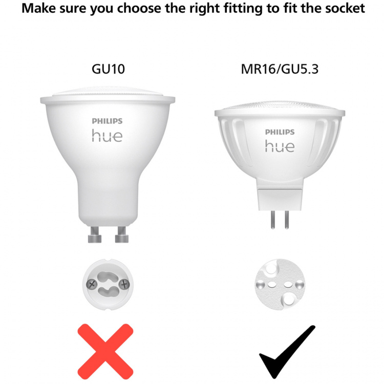 Philips Hue White Color Ambiance GU5.3 MR16 12V 400lm 1-pack