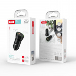 Xo CC33 - Biloplader PD QC 3.0, 18W, 1x USB, 1x USB-C, Sort Xo CC33 - Biloplader PD QC 3.0, 18W, 1x USB, 1x USB-C, Sort