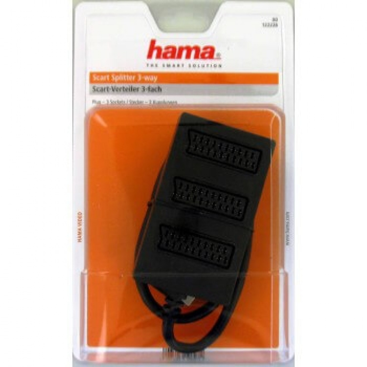 Hama Splitter Scart 3 Indgange 0,5m