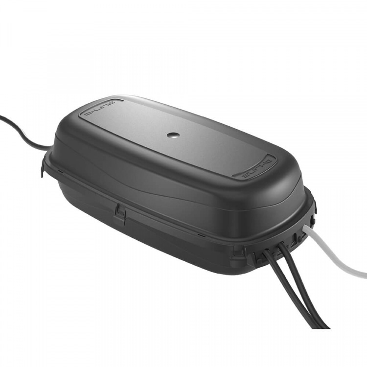 D-LINE Beskyttelsesboks til stikdåser til udendørs brug Sort