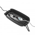 D-LINE Beskyttelsesboks til stikdåser til udendørs brug Sort