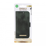 Onsala Wallet Case Eco 2 Card Slots MagSeries Mørkegrøn - iPhone 15 Pro