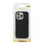 Onsala Mobilcover Ultra Slim Sand Burst Sort - iPhone 15 Pro