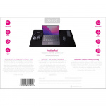 Desire2 Skrivebordsmåtte Grå Vegansk Læder 400x900mm Desire2 Skrivebordsmåtte Grå Vegansk Læder 400x900mm