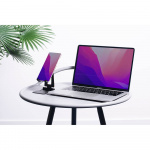 Desire2 Foldbar Telefonholder Aluminium Sort