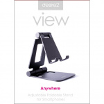 Desire2 Foldbar Telefonholder Aluminium Sort