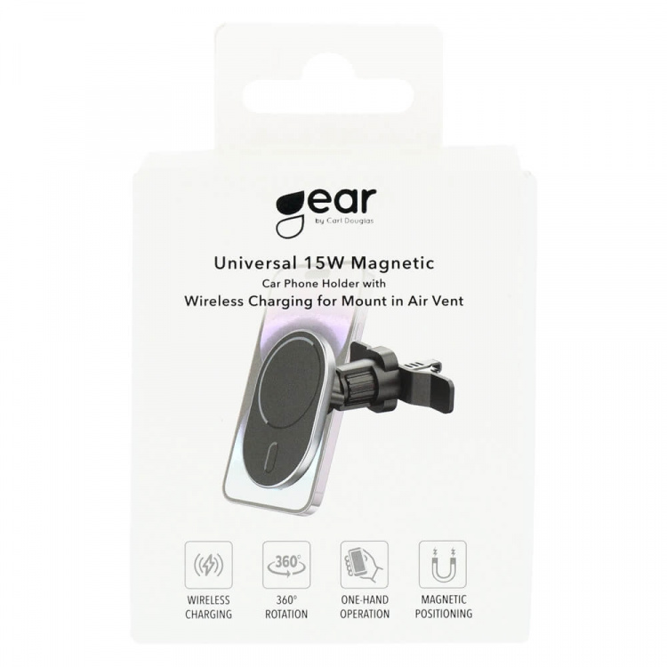 Gear MagSerie Mobilholder Ventilation MagSafe Charge 15W Trådløs