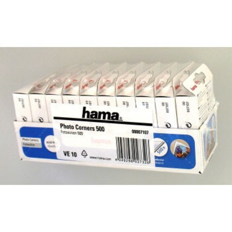 Hama Fotohjørner 500 stk. Display Mindstesalg 10 stk