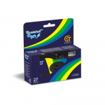 GT COMPANY Engangskamera med Blitz, 27 Eksponeringer