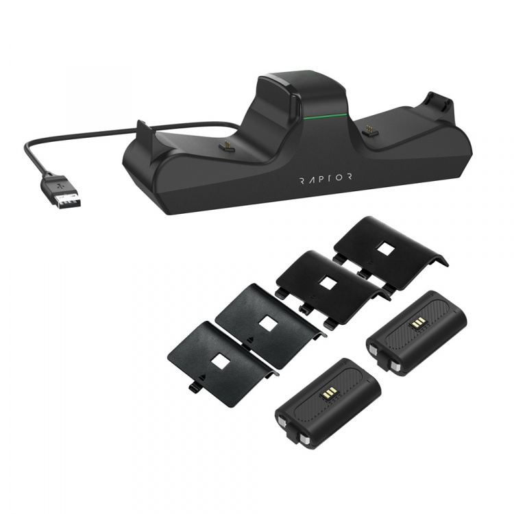 RAPTOR Oplader Til Controller Duo XBOX