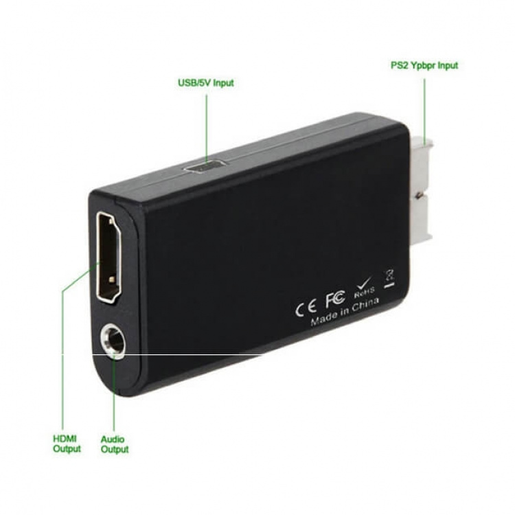 Raptor Adapter HDMI til PS2