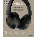 MIXX Høretelefoner C4 ANC Over-Ear Trådløs Sort