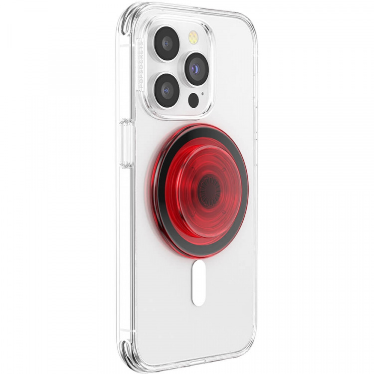 PopSockets PopGrip for Magsafe Danger Red Translucent