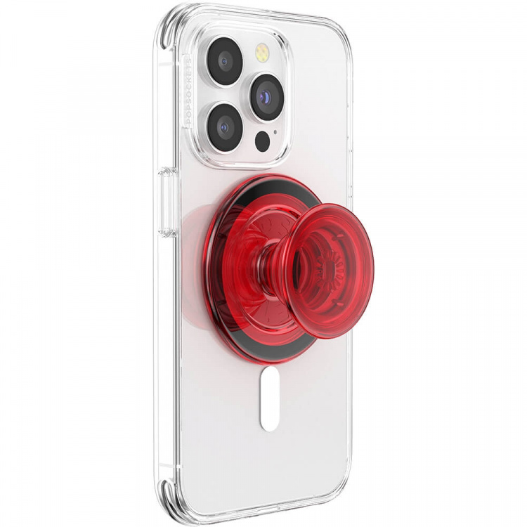 PopSockets PopGrip for Magsafe Danger Red Translucent