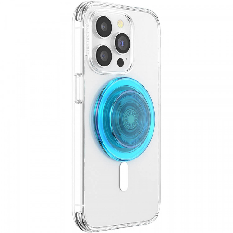 PopSockets PopGrip for Magsafe Electric Blue Translucent