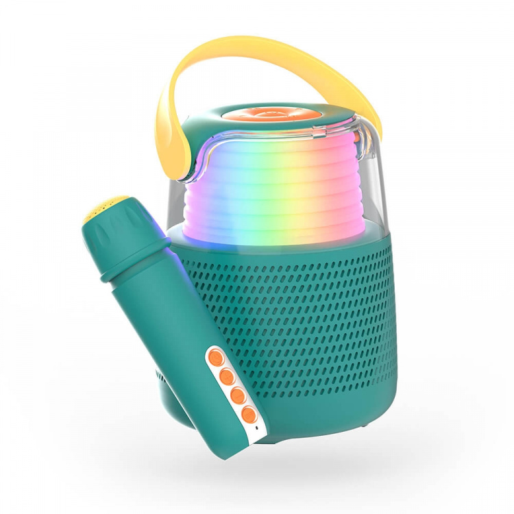 Mobility On Board Højttaler Karaoke Kit Mic LED Blå