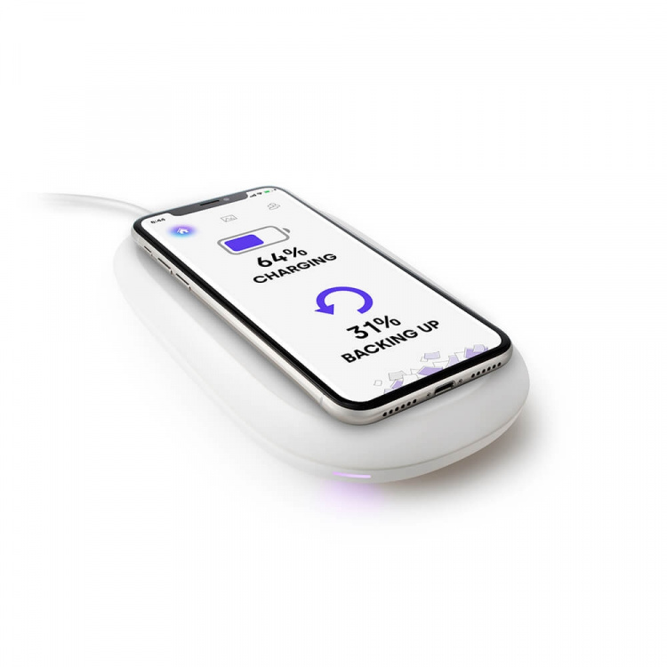 SanDisk iXpand 128GB Trådløs Lader & Synk SanDisk iXpand 128GB Trådløs Lader & Synk