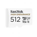 SANDISK MicroSDXC 512GB High Endurance med adap
