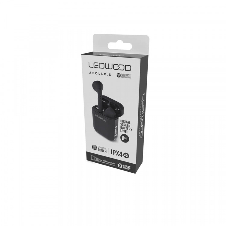 LEDWOOD Hovedtelefon Apollo TWS True Wireless In-Ear Sort Mic