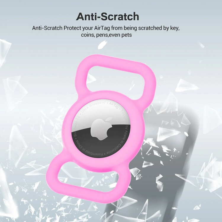 Elago Cover AirTag Collar Pink