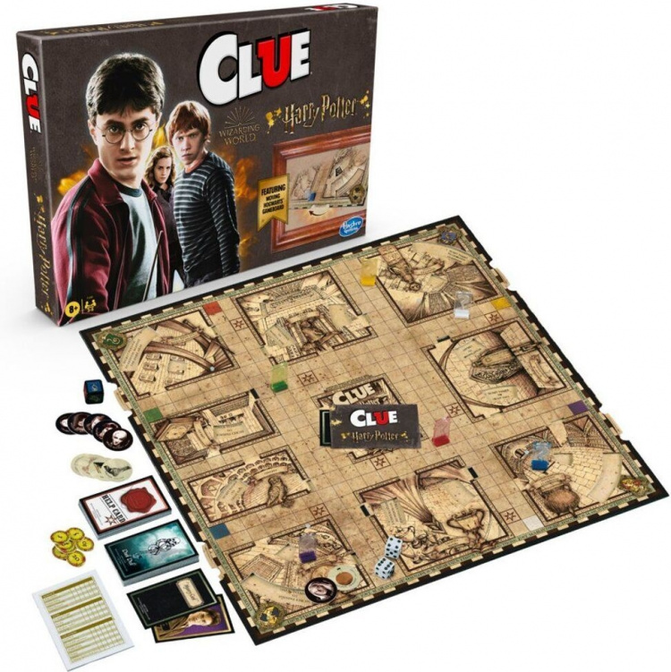 Hasbro Gaming Clue Harry Potter brädspel (ENG)