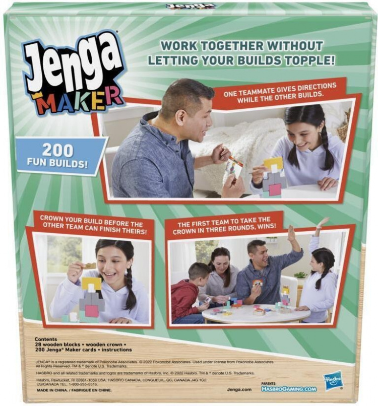 Hasbro JJenga Maker-spel, FI