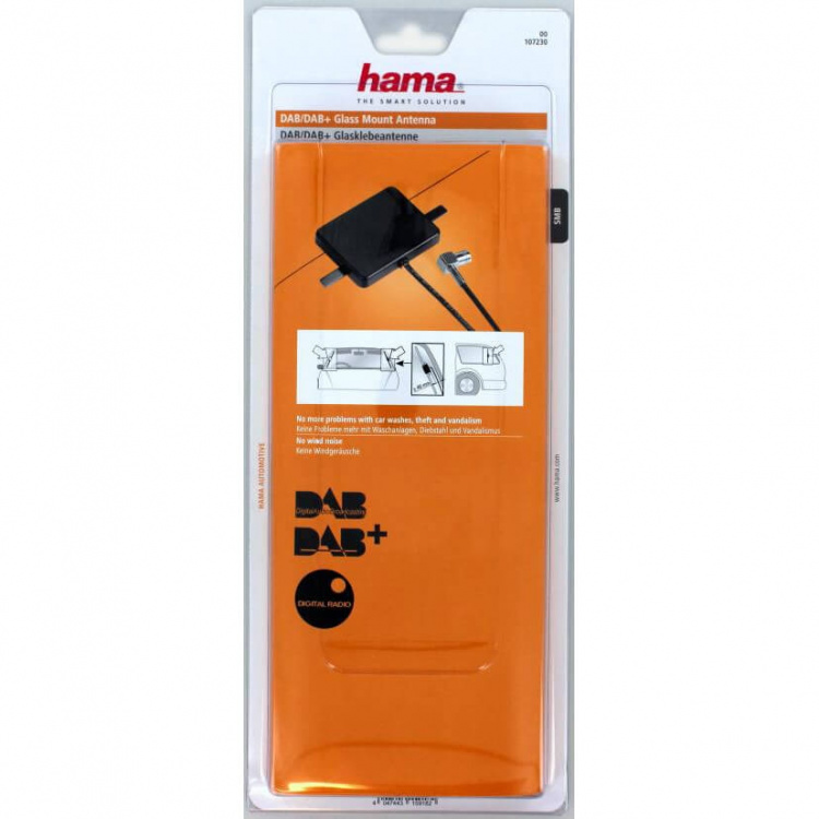 Hama Bilantenne DAB/DAB+ Vinduesmonteret