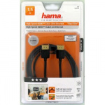 Hama HDMI Ethernet High Speed Kabel 1,5m Flexi-Slim Guldbelagt TL