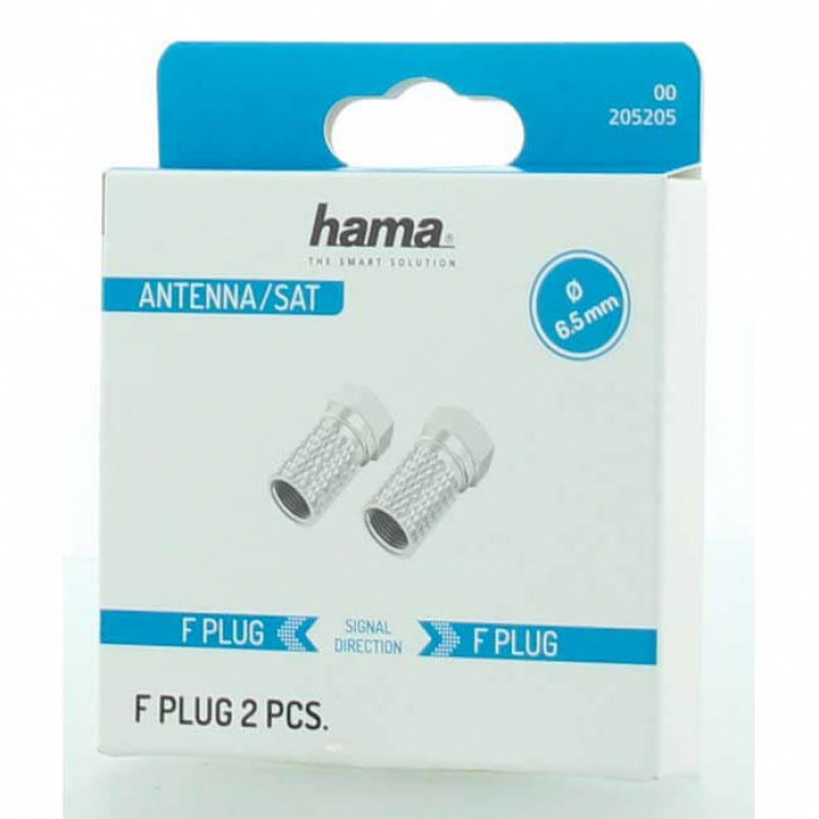 Hama F-Stik 6.5mm 2-pak